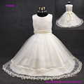 New Arrival Flower Girls Dress with 3D Flowers Modern Style Party Dress